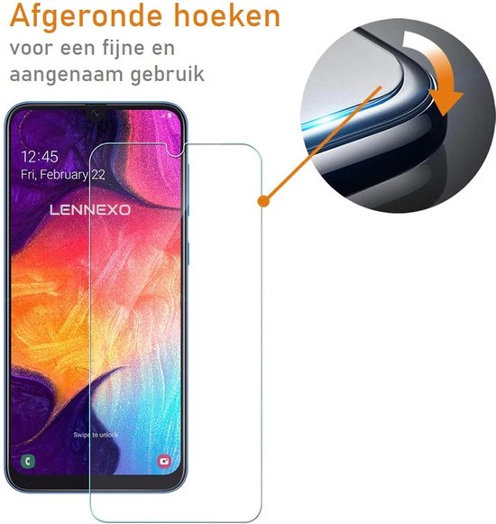 Beschermglas met afgeronde hoeken voor een fijne en aangenaam gebruik.