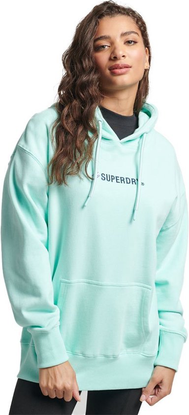 SUPERDRY Code Sl Applique Os Hooded Femmes - Blue Cali - XS/ S