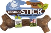 Pet Qwerks BarkBone Stick Pindakaas - Hondenspeelgoed - Niet giftig - Allergenenvrij - Hondenbot met pindakaas smaak - Nylon - Maat L - 20 cm