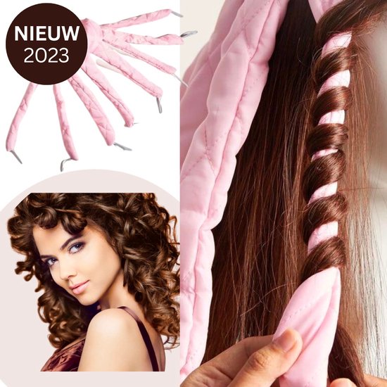 BeautyFit - Nieuwste Krulspelden Heatless Curls - Haarrollers - Krullen Zonder... |