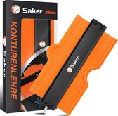 Saker - Aftekenhulp - Contourmeter Met Slot- 25 cm