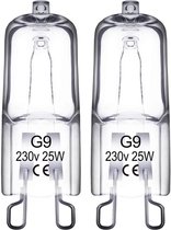 G Master- Lampe halogène 2 pièces G9 25W clair