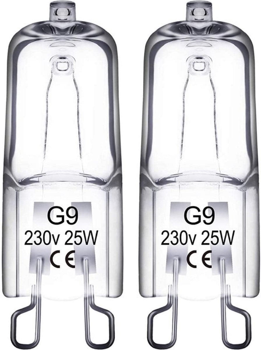 G Master- 2 stuks halogeenlamp G9 25W helder