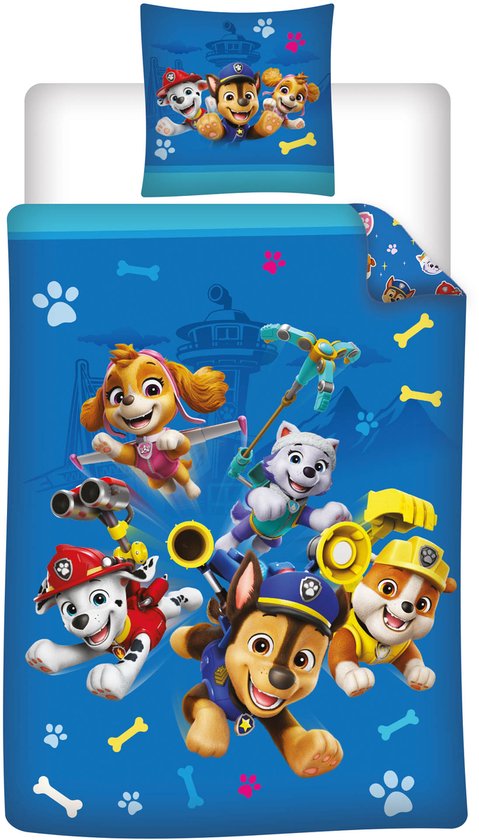 Paw Patrol Dekbedovertrek Calling All Pups 140 x 200 cm - 70 x 90 cm