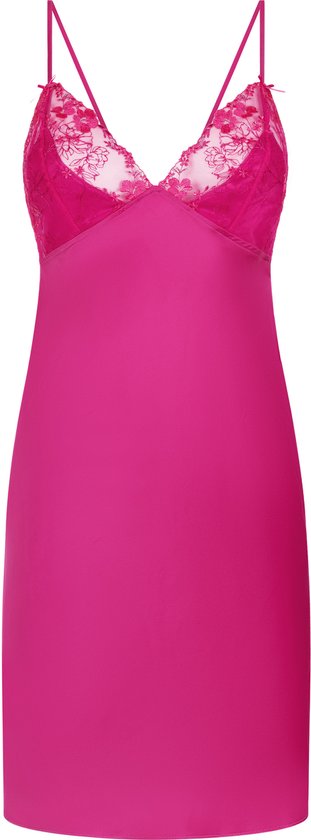 Hunkemöller Chemise de nuit satinée Peonie Rose