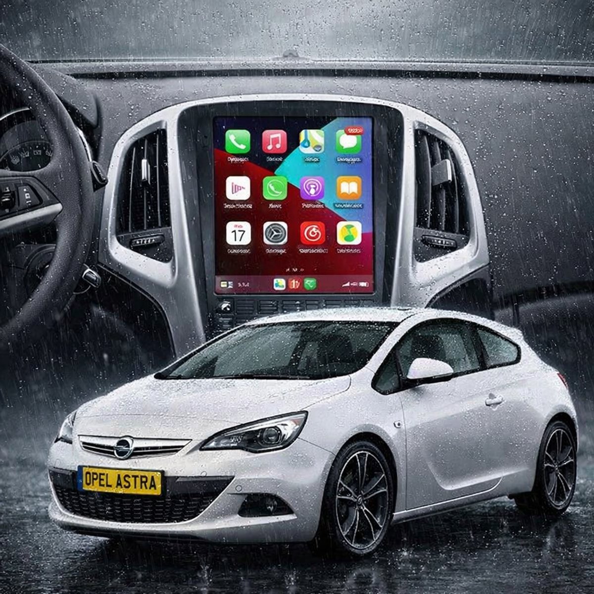 ADIVOX 9.7 inch T2 geschikt voor Opel Astra 2010-2015 CarPlay/WiFi/GPS/RDS/DSP/5G