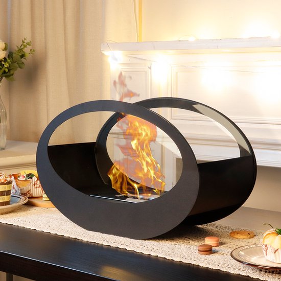 Vervangend Glas Voor Firell Tafelhaard Verve – Vuurvast Borosilicaatglas, Afgeronde Randen, Cilindervorm