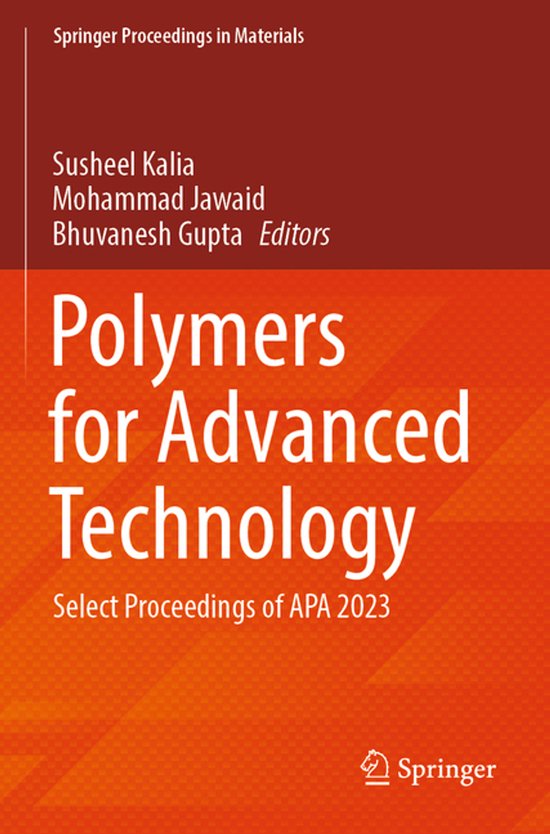 Springer Proceedings in Materials1- Polymers for Advanced Te ... - cover