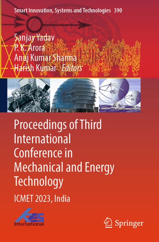 Smart Innovation, Systems and Technologies390- Proceedings o ... - cover