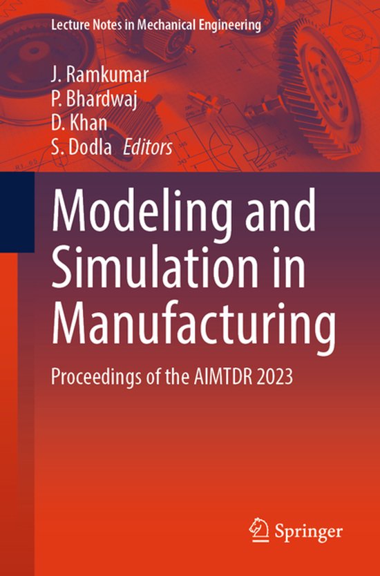 Lecture Notes in Mechanical Engineering- Modeling and Simula ... - cover