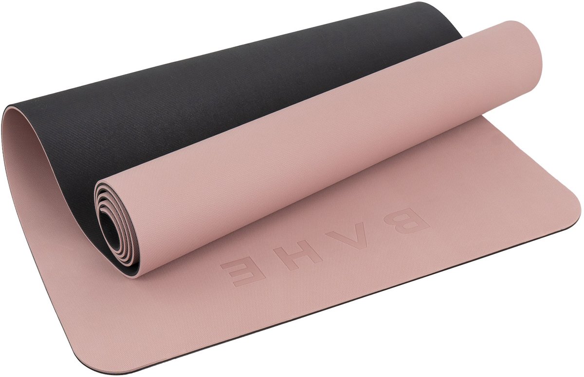 BAHE - Yogamat - Soft touch PRO - 173 x 61 x 0.5 cm - All Rounder mat - Mauve - Yoga