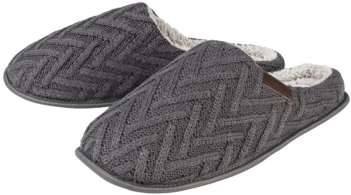 Livergy Heren Slippers Grijs 42 / 43