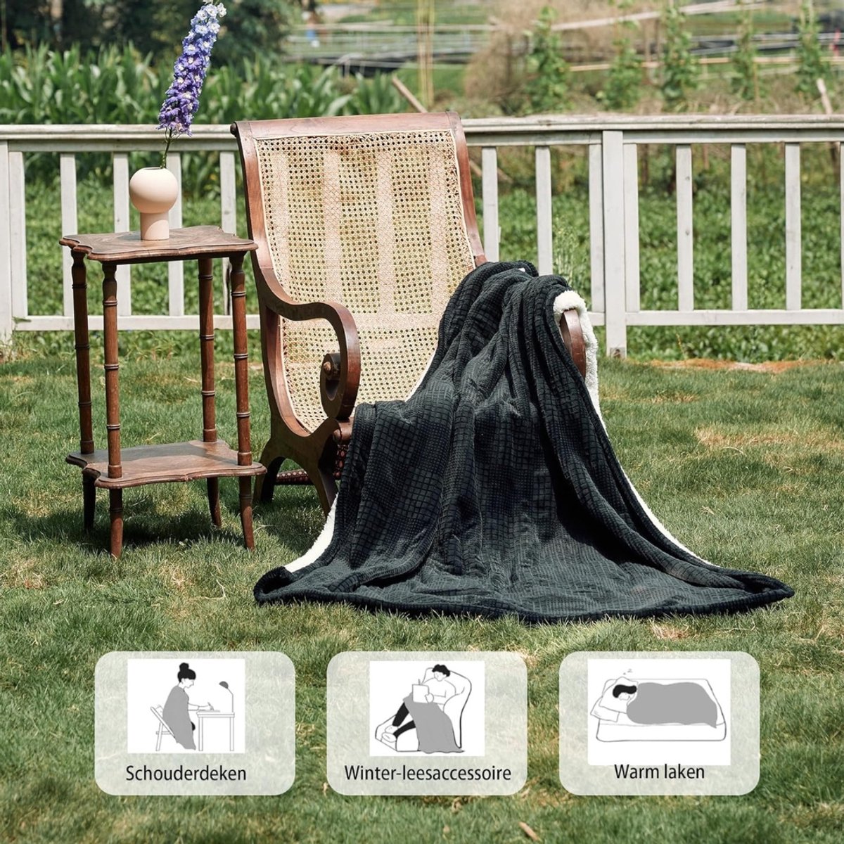 Elektrische Deken 130x180 cm met 9 Warmtestanden - afbeelding 2