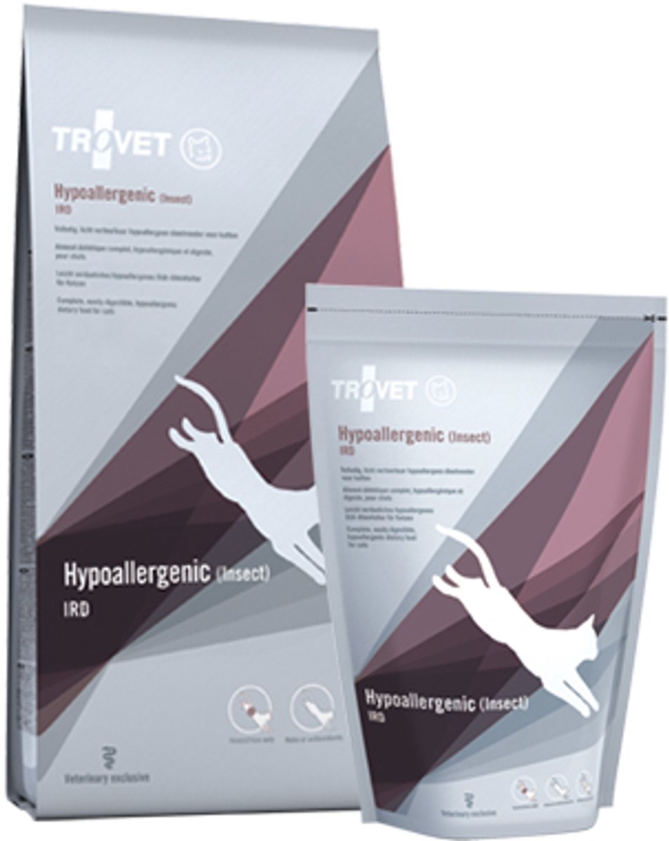 Trovet IRD Serie - Droogvoer voor Katten - Insectenrijk - 2,5kg