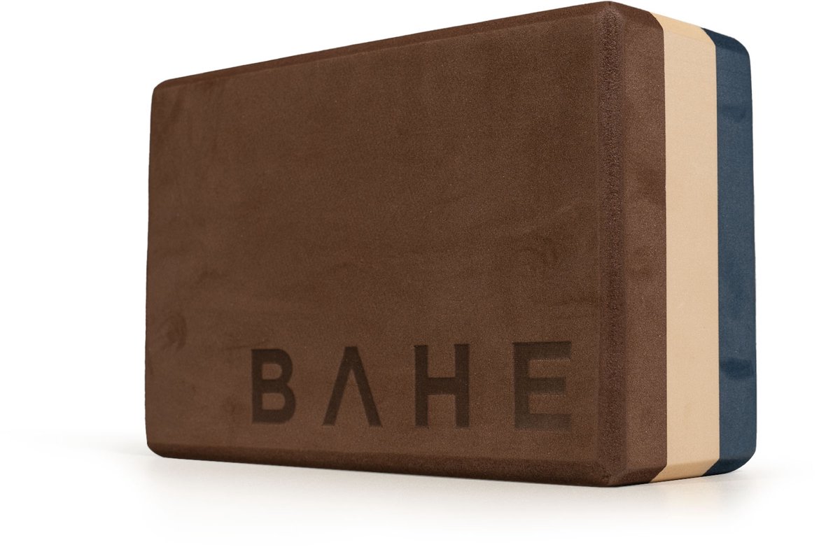 BAHE - Yogablok - Multi Colour - Yoga - Pilates - 100% EVA Foam - Yoga Block 22x15x9 cm - Yoga Blok