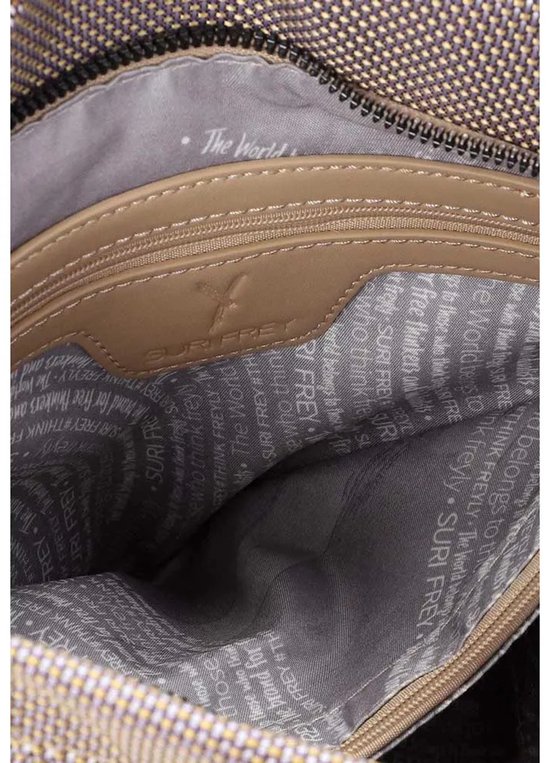 SURI FREY Sac à épaule bandoulière Suri Sports Marry Crossover Bag Sand Brun Jaune