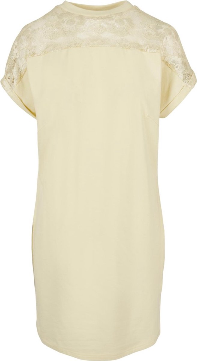 Urban Classics Lace Tee Korte jurk XS Geel