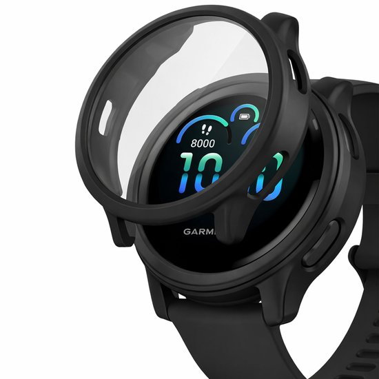 Case geschikt voor Garmin Vivoactive 4s 40mm - Rosé Goud - Siliconen