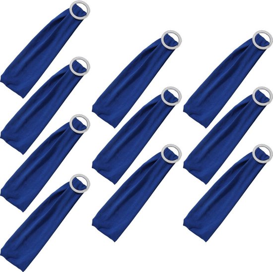 Foto: 10 decoratieve strips voor stoelrugleuningen zeer elastisch herbruikbaar en felgekleurd geschikt voor bruiloften 