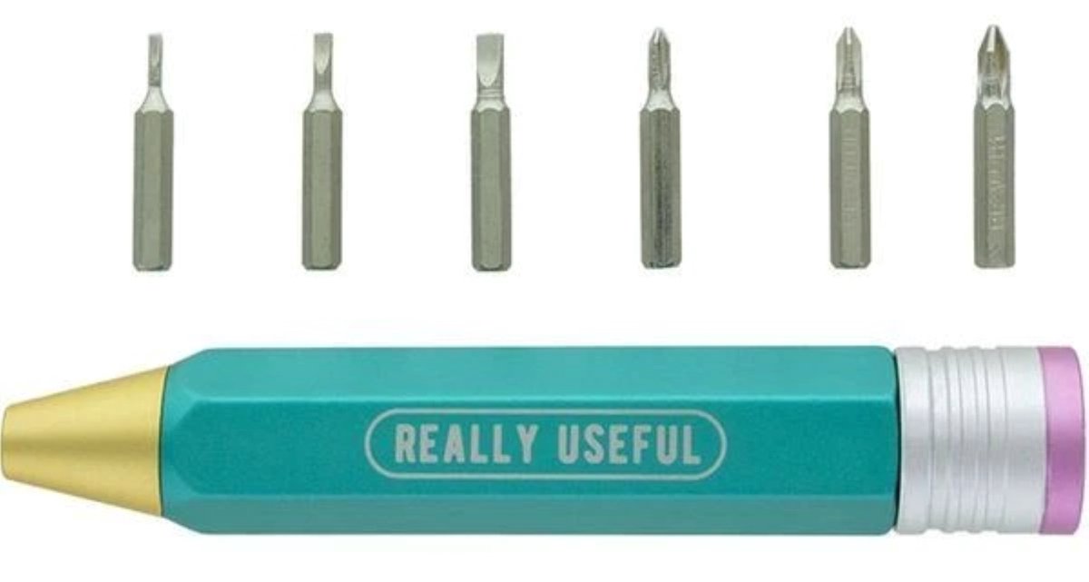 Multitool - Paladone - 6 in 1 - Schroevedraaierset - 3 Kruis - 3 Zaagsnede - Houder