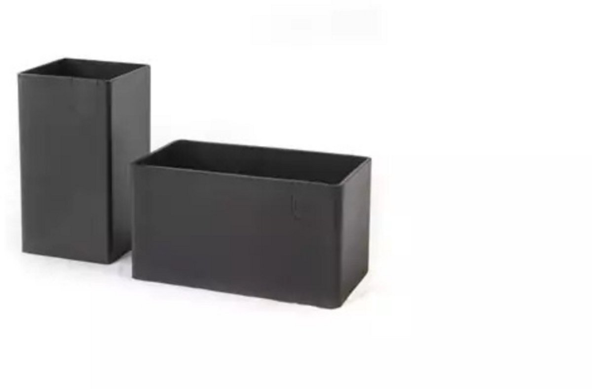 Brût Home Industrials - Metalen Opbergbakjes Set (S & L) - 2 Stuks - Industrieel Design - Staal
