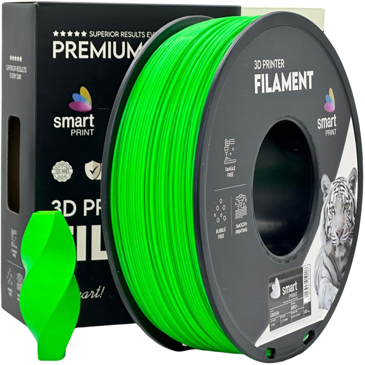 Smart print ABS Green 1.75mm 1 kg