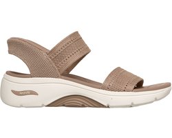 Skechers GO WALK ARCH FIT 2.0 SANDAL - Dames Sandalen - Tan