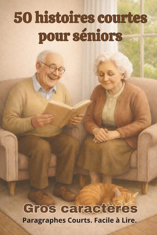 Histoires Pour Sénior- 50 histoires courtes pour séniors - cover