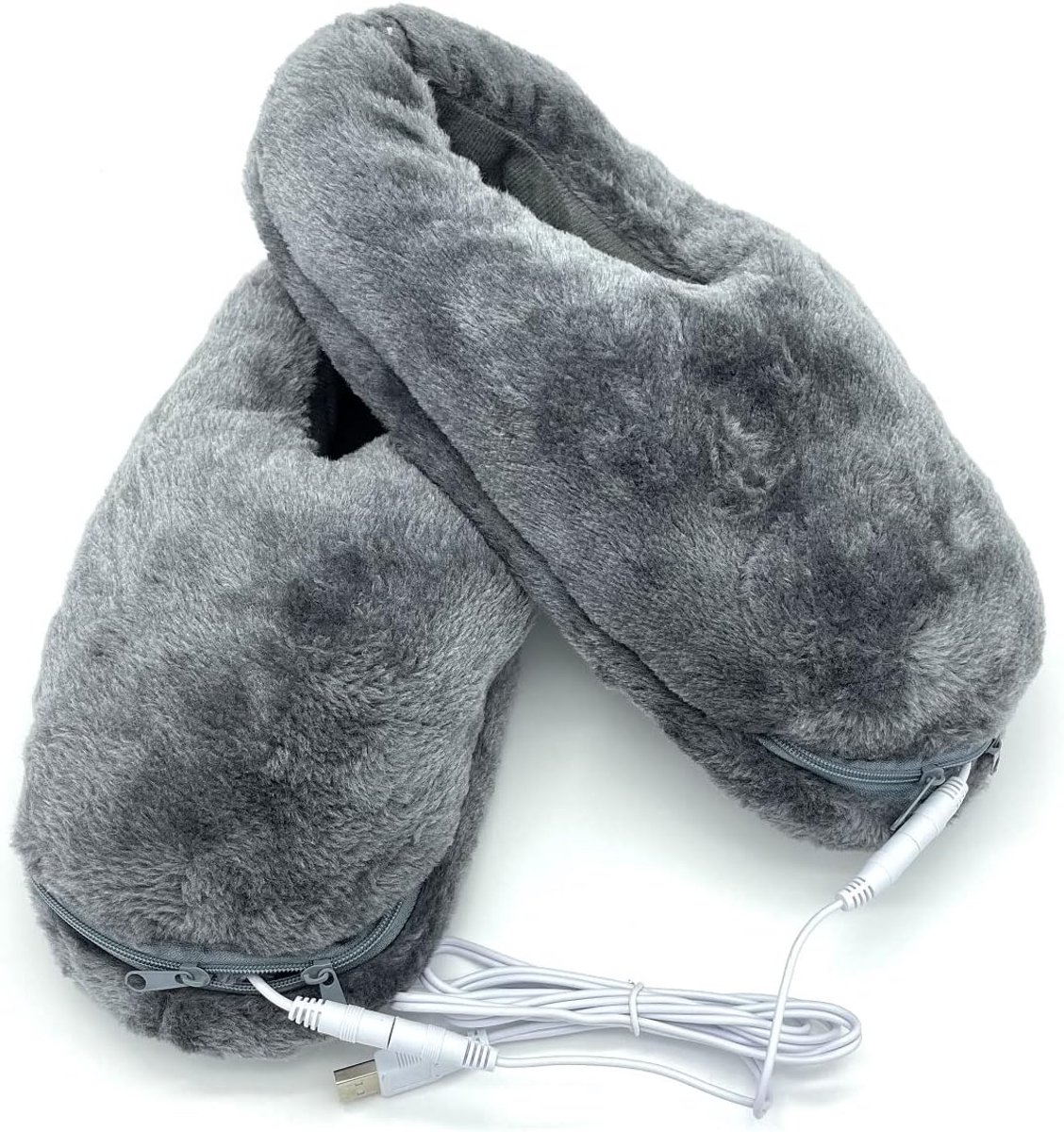 USB Verwarmde Elektrische Slofjes-Voetverwarmer - Winter Warmte Slofjes / Verwarmde Schoenen / Voetheater - Ideaal voor Thuis, Werken, Winter & Warmtecomfort