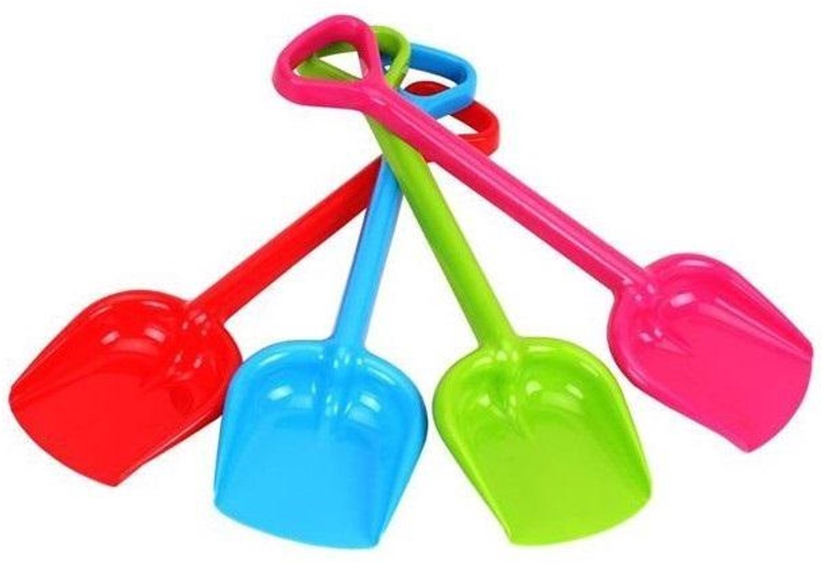 Universeel - Kinderschep / Zandbakschep - Multicolor Mix - 8x22 cm - Ergonomisch & Duurzaam