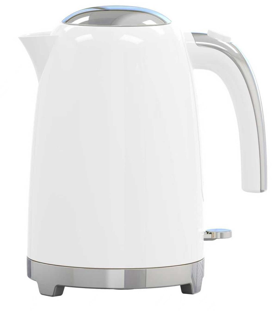 Bavary Collection K584QN - Design Waterkoker - 1.7L - 2200W - Wit/Zilver