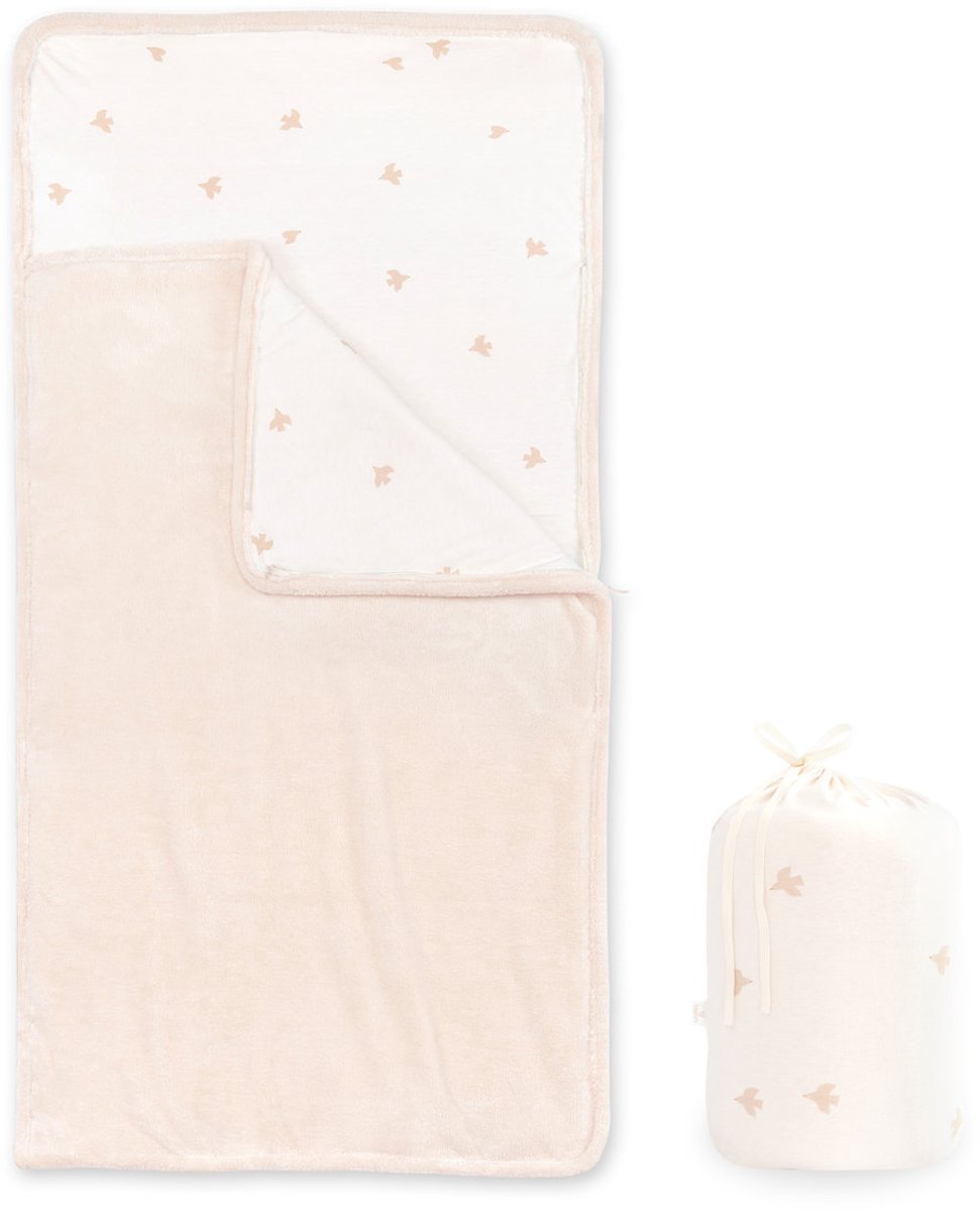 BEMINI Kinderslaapzak - Camping Bag 70x140cm - TOG 3 - Knus cocon - Marshmallow