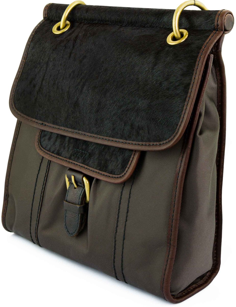 Damestas Fossil Hand-schoudertas Emory Crossbody Flap Olive Khaki - UNI