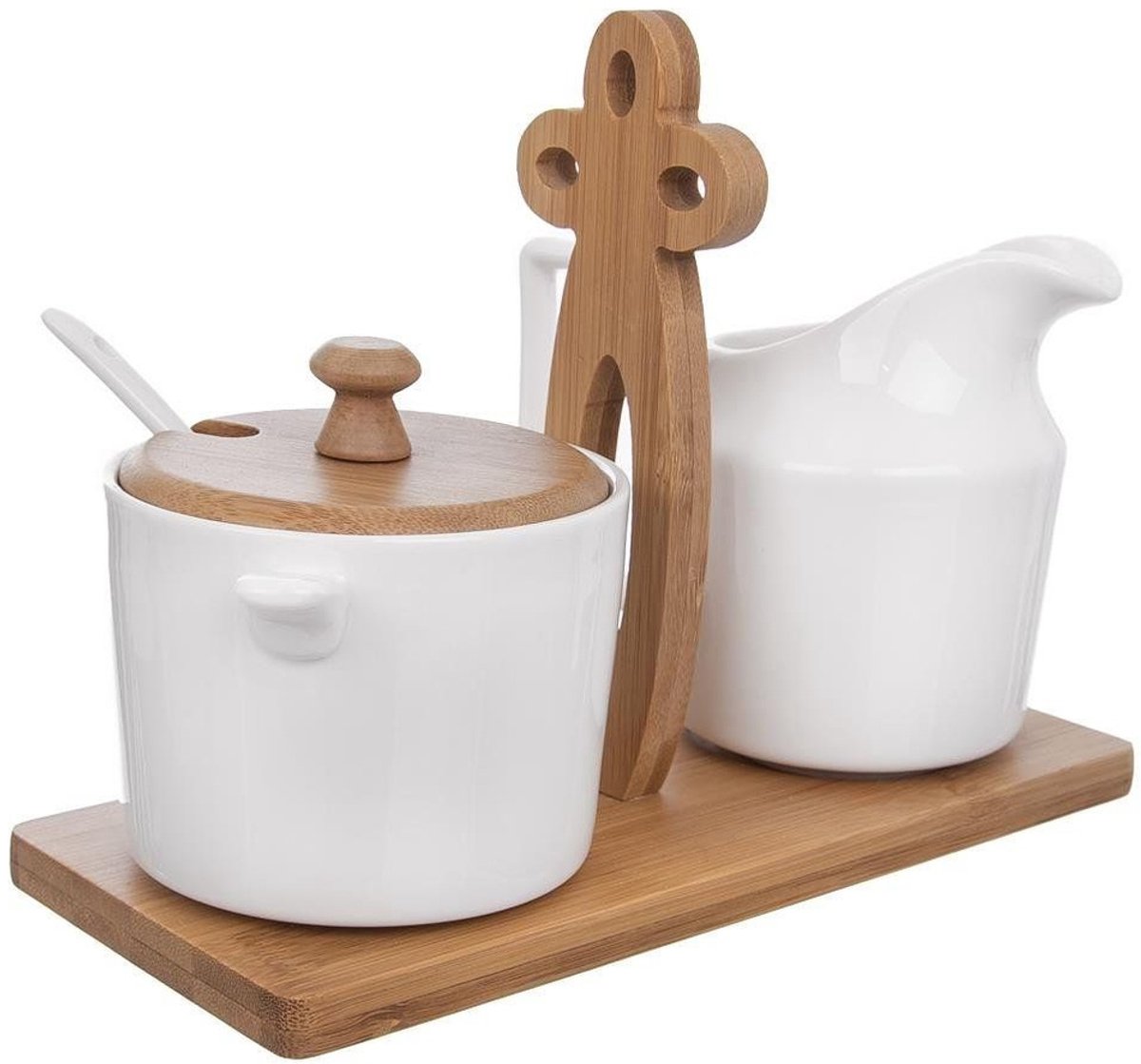 Orion Whiteline Serie - Porseleinen Cukierniczka en Mlecznik - 280ml - Set van 3