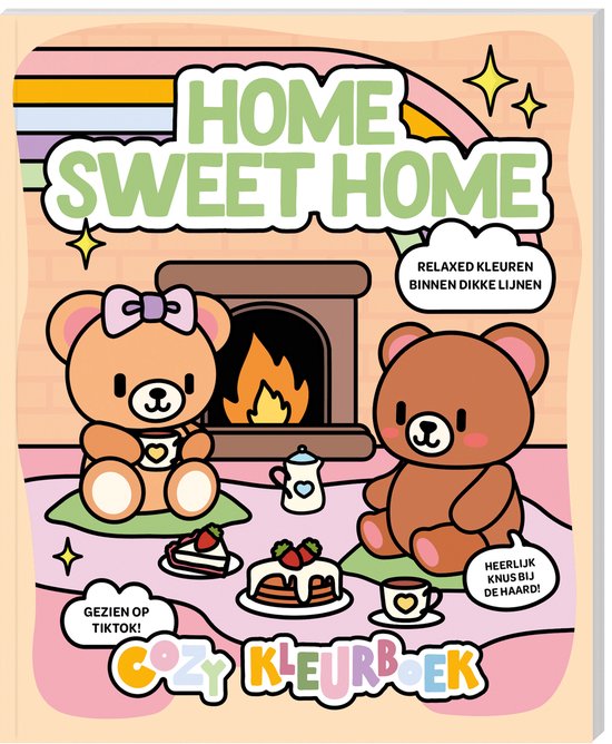 Cozy kleurboek - Home sweet home - cover