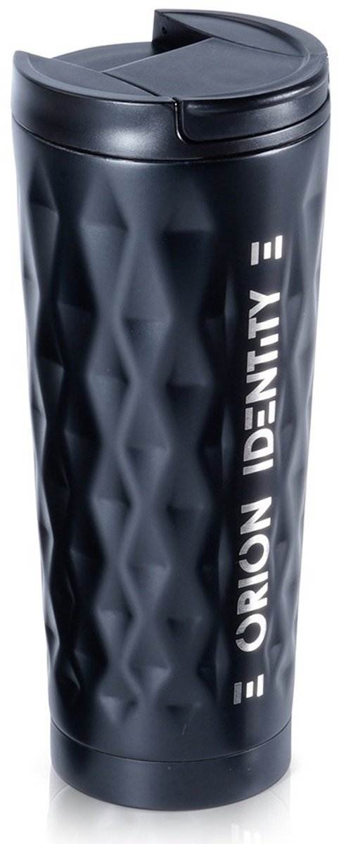 Orion - Thermosfles - Staal - 500 ml - Zwart