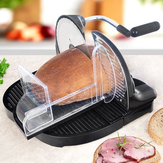 Orion Serie - Handmatige Broodsnijmachine - Compact - Zwart - RVS Mes van Orion — afbeelding 2