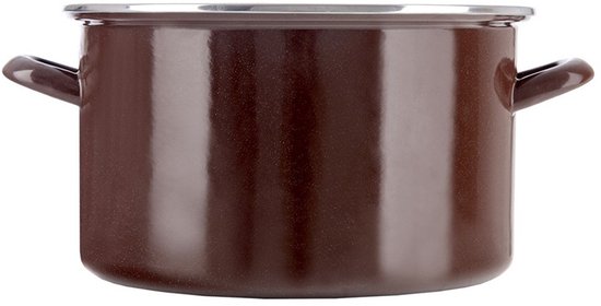 Orion Brown Serie - Geëmailleerde Pan - 32 cm - 11,5 L - Ergonomische Handvatten van orion — afbeelding 3