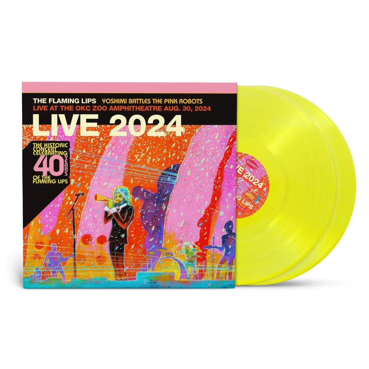 The Flaming Lips - Yoshimi Battles The Pink Robots (Live at the OKC Zoo Amphitheatre August 30 2024) (Yellow 2LP/BF2025)