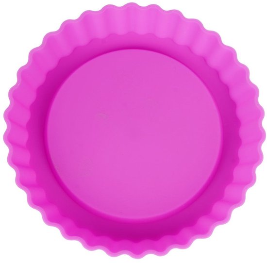 Moule de cuisson rond en Siliconen , 4 pièces