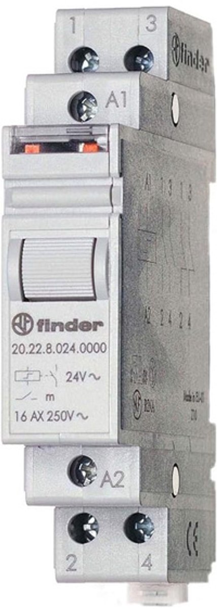 FINDER Impulsrelais AgSnO2 - 35 mm - railmontage (EN 60715)