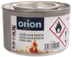 Orion Brandpasta voor Fondue en Gourmet - 220 ml - Reukloos & Rookvrij - Brandgel voor Tafelgrills en Reiskooktoestellen - Veilig en Efficiënt
