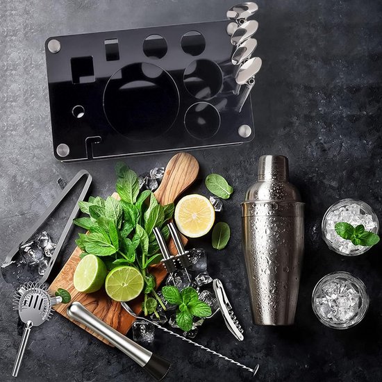 Cocktail Shaker Set RVS - Juffrouw Joosten