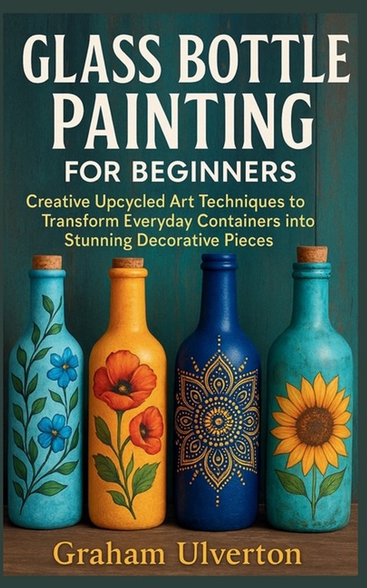 Glass Bottle Painting for Beginners - cover