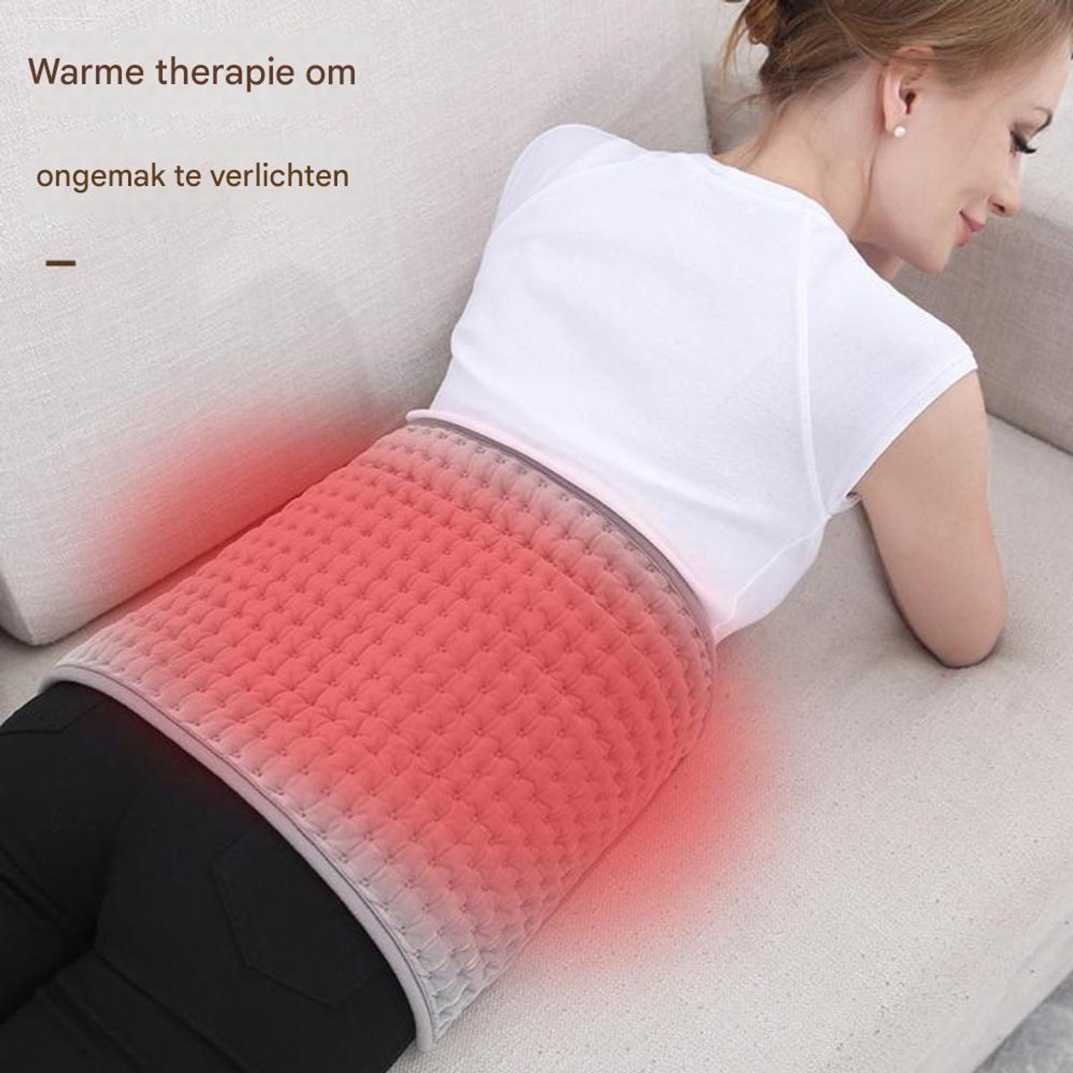 WorldLink Het warmtekussen voor rugpijn van is een elektrisch warmtekussen dat menstruatiekrampen en nek thumbnail 2