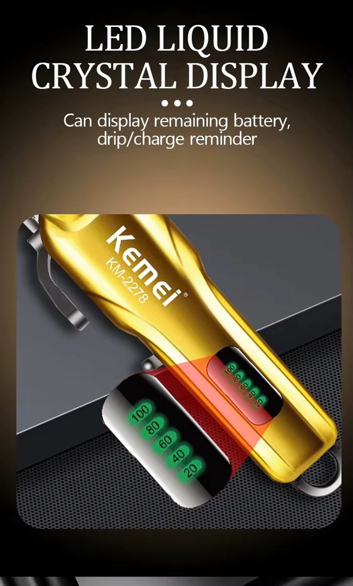 Kemei Tondeuse - KM 2278 thumbnail 3