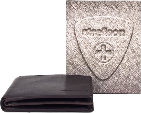 strellson Porte-monnaie Brick Lane Myles BillFold MH8 Dark Brown Marron foncé