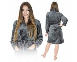 Onesies - Badjas - Ciemnoszary - Microfibra - S