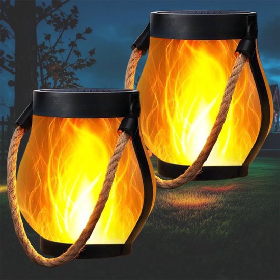 Led lantaarn Rudolf maat S in antique bruin van Countryfield met Led verlichting met timer