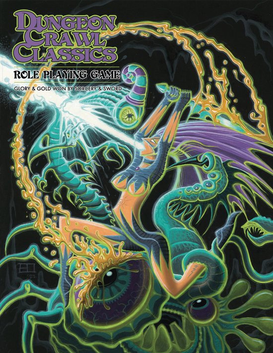 Dungeon Crawl Classics Core Rulebook—Erol Otus Cover - cover